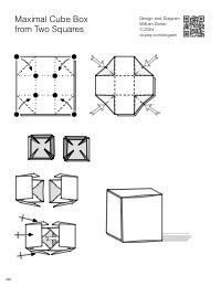 Maximal Cube Box from Two Squares